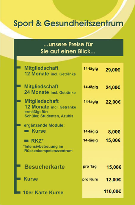 Unsere Preise